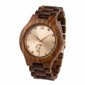 ARNOLFO-204 Orologio in legno sandalo unisex