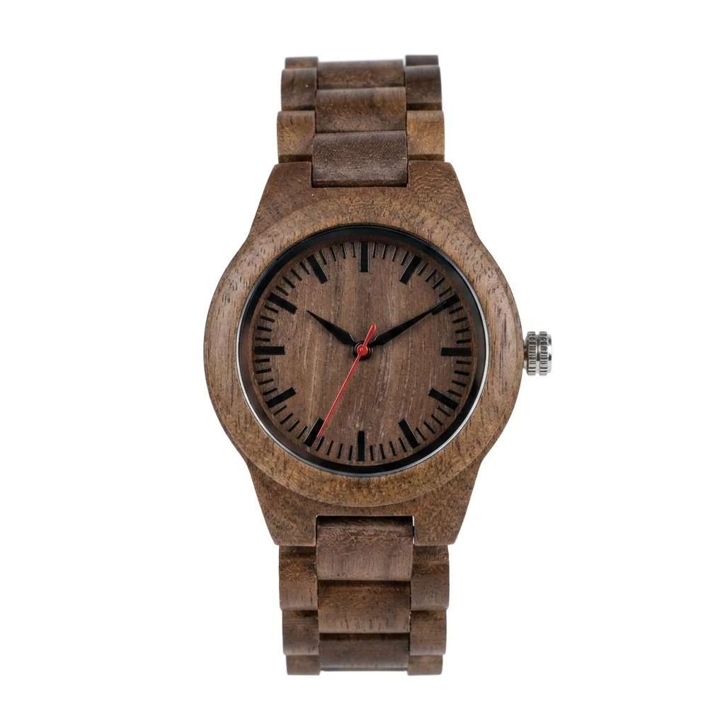 MITO-219 Orologio da polso in vero legno