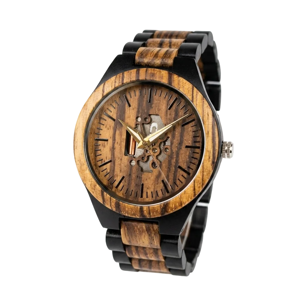 NEXUS-211 Orologio da polso in vero legno