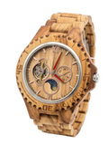 OLIVER-238 Orologio da polso in vero legno