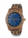 CRONO-237 Orologio da polso in vero legno